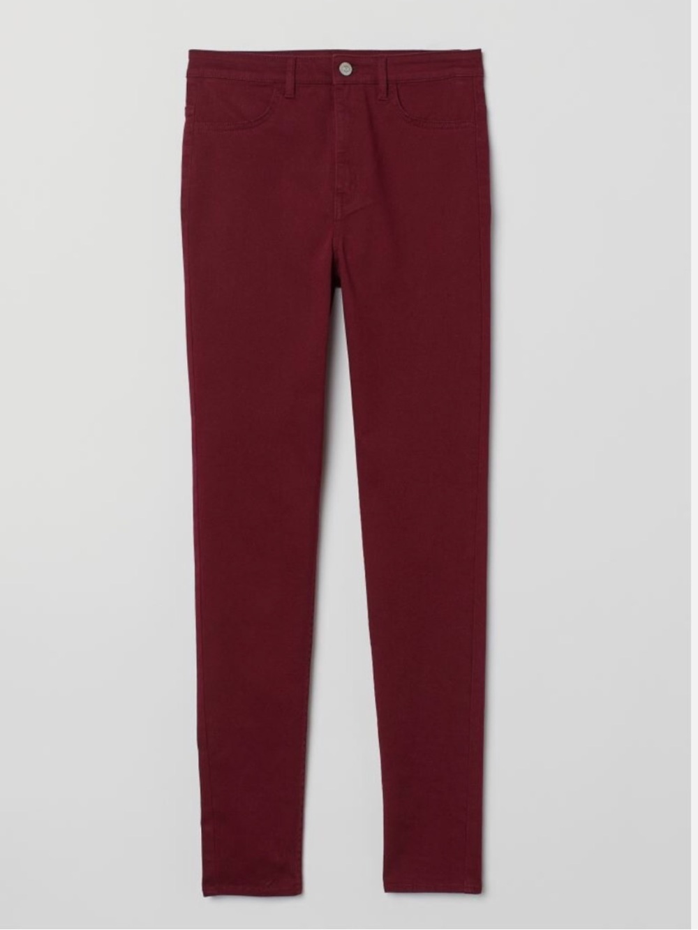 H&M Burgundy Maroon Skinny Jeans